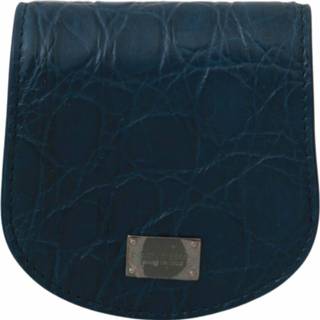 👉 Condoom leather onesize male blauw Holder Pocket Condom Case