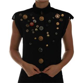 👉 Vrouwen zwart Embellished Floral Jacket 8058091121908