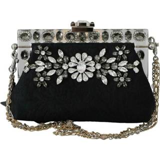 👉 Handtas onesize vrouwen zwart Ricamo Crystal Shoulder Purse 8053286395706