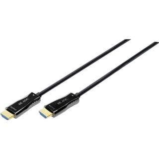 👉 Zwart Digitus Glasvezel / HDMI Video Aansluitkabel [1x HDMI-stekker - 1x HDMI-stekker] 20.00 m 4016032462057