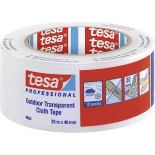 👉 Textieltape transparant Tesa 04665-00000-00 (l x b) 25 m 48 mm 1 stuk(s) 4042448902030