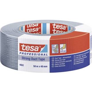 👉 Textieltape zilver Tesa 04662-00086-02 (l x b) 50 m 48 mm 1 stuk(s) 4042448392954