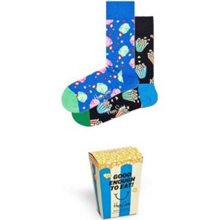 👉 Sock male blauw Socks 2-Pack Snacks Gift SET