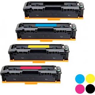 👉 Toner cyaan geel magenta CYMBK IVOL vervangende set voor Canon 054H - Cyaan, Geel, Magenta, Zwa 5601570644363