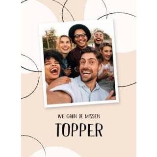 👉 Fotokaart ziens Greetz | Nieuwe baan We gaan je missen