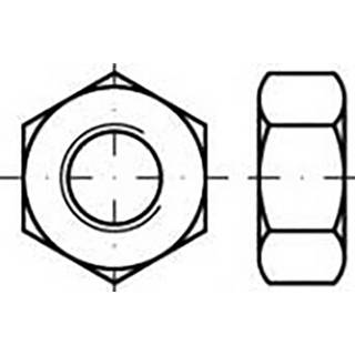 👉 TOOLCRAFT TO-6855534 Zeskantmoeren M4 DIN 555 Kunststof 200 stuk(s)