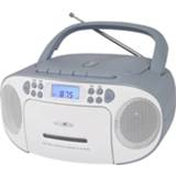 👉 Blauw wit Reflexion RCR2260BL Radio/CD-speler FM AUX, CD, Cassette, Blauw-wit 4260035678391