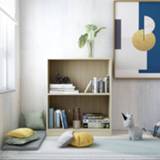 👉 Boekenkast 60x24x74,5 cm spaanplaat sonoma eikenkleurig