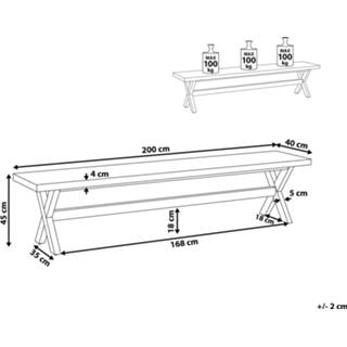 👉 Tuin bank grijs Tuinbank OLBIA 4251682240345