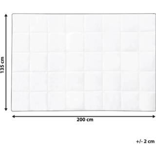 👉 Dekbed katoen wit japara 135 x 200 cm NUPTSE 4251682262330