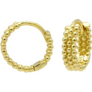 👉 Oorring active Roségoudkleurige Oorringen met Bolletjes | Karma Jewelry