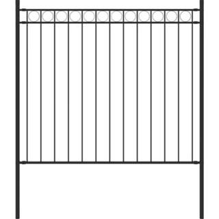 👉 Tuinhekje zwart staal active Tuinhek 1,7x0,8 m 8719883865102