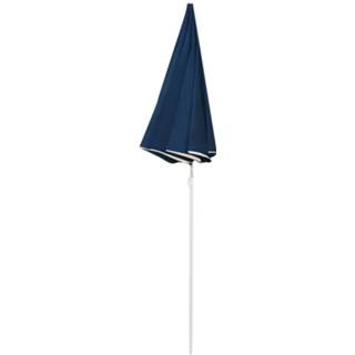 Parasol active blauw met stalen paal 180 cm 8720286204979