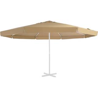 👉 Parasol active Vervangingsdoek voor 500 cm taupe 8720286115176