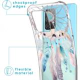 👉 Dromenvanger siliconen dreamcatcher unisex transparant IMoshion Design hoesje met koord voor Samsung Galaxy A52 (5G) / (4G) - 8719295445053