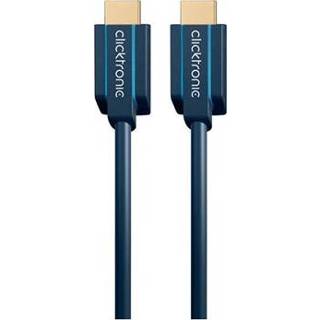 👉 Blauw Clicktronic Ultra High Speed Hdmi-Kabel - 2m Donkerblauw 4040849409905