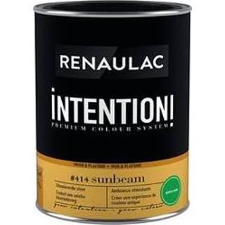 👉 Plafondverf male Renaulac muur- en Intention Sunbeam extra mat 1L 4004014901243