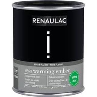 👉 Plafondverf male Renaulac muur- en Intention warming Ember extra mat 125ml 4004014900710