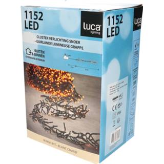 👉 Kerst verlichting active Kerstverlichting 1152 clusterlampjes 8 meter