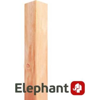 Tuinpaal male Elephant Douglas geschaafd 5x5x200cm 8712981735179