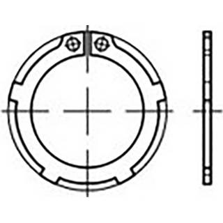 👉 Zeskantmoer TOOLCRAFT TO-6864528 Zeskantmoeren DIN 983 Verenstaal 100 stuk(s) 4064161135397