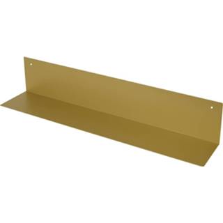 👉 Boeken plank staal male messing Duraline gevouwen wandplank ongepolijst koper 80x15x15cm 8718848117096