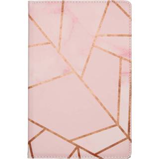 👉 Roze kunstleder Pink Graphic unisex IMoshion 360° Draaibare Design Bookcase voor de Galaxy Tab A7 - 8719295512472