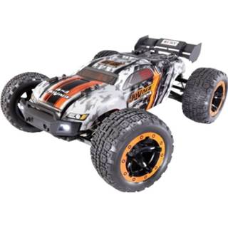 👉 Reely Jovage 4x4 Oranje, Wit Brushed 1:16 RC modelauto voor beginners Elektro Truggy 4WD RTR 2,4 GHz Incl. accu en lader