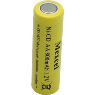Oplaadbare batterij Mexcel DAA800B Speciale AA (penlite) Flat-top NiCd 1.2 V 800 mAh 2050006579350