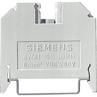 👉 Zwart Siemens 8WA10111BH24 Doorgangsklem Schroeven 50 stuk(s) 4011209211964