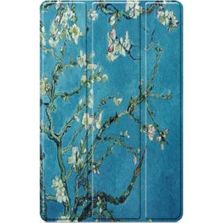 👉 IMoshion Design Trifold Bookcase voor de Samsung Galaxy Tab S7 Plus / Tab S7 FE - Groene Plant