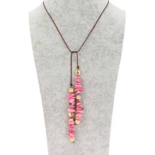 👉 Halsketting roze active Omslag van tagua en acai - Natalia roze/crème 8719743366930