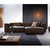 👉 DELIFE Hoekbank Around the Block 300x165 zwart echt leder Longchair rechts by W. Schillig