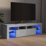 👉 Active Tv-meubel met LED-verlichting 140x35x40 cm betongrijs 8720286217788