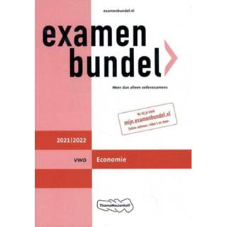 👉 Examenbundel vwo Economie 2021/2022. Paperback 9789006491630