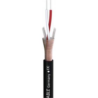 👉 Microfoon kabel zwart Hicon 200-0011 Microfoonkabel LiY 2 x 0.22 mm² per meter 4049371422260