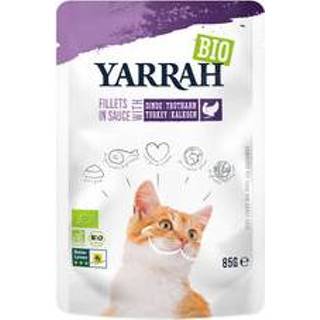 👉 Yarrah Bio Cat Pouch - Turkey in Gravy 14 x 85 g 8714265000812