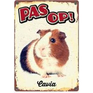 Waakbord - Pas op! Cavia 8717127431939