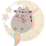 👉 Wandklok multicolor unisex hoofdmateriaa metaal Pusheen - Pusheenicorn