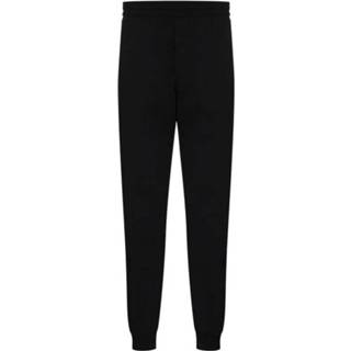 👉 XL male zwart Logo-Tape Straight-Leg Track Pants