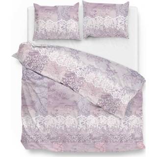👉 Dekbedovertrek katoen satijn paars Zo!home Angela - 2-persoons (200x200/220 Cm + 2 Slopen) Lilac 8718518250337