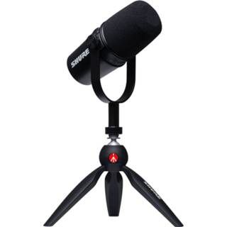 👉 Microfoon Shure MV7 Podcast Kit met tafelstatief