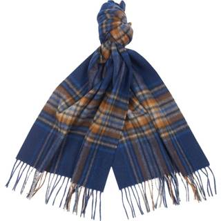 👉 Nederlands Torridon check Scarf Midnight