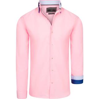 👉 Overhemd roze denim l m M|L male men Gaznawi pink 7434645452413 7434636586516