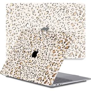 👉 Coverhoes rose goud kunststof Leopard Gold hardcase hoes Lunso - cover MacBook Pro 13 inch (2020) 8720572142947