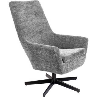 👉 Design fauteuil grijs metaal active Meer Bruno Rib Light Grey 8718548059290