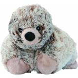 👉 Warmte knuffel pluche antraciet grijs Warmies warmteknuffel zeehond 31 cm 4260101891990