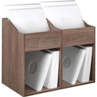 👉 Zomo VS-Box 200/2 Walnut platenkast voor max. 480 lp's 4250267624006