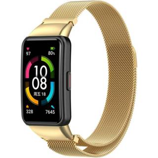 👉 Milanese band goud Strap-it® Huawei 6 (goud) 8720391671239