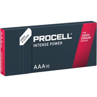 Batterij active Duracell Procell Intense AAA batterijen (doosje van 10) 5000394136939